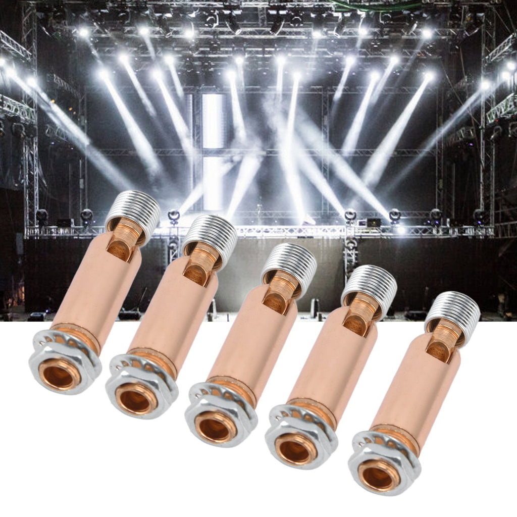 5Pcs M10 Sloped Ceiling Adapter for Ceiling Lamp Pendant Light Chandelier Track Suspension Accessories M10 External Gear Steering Joint Rose Gold