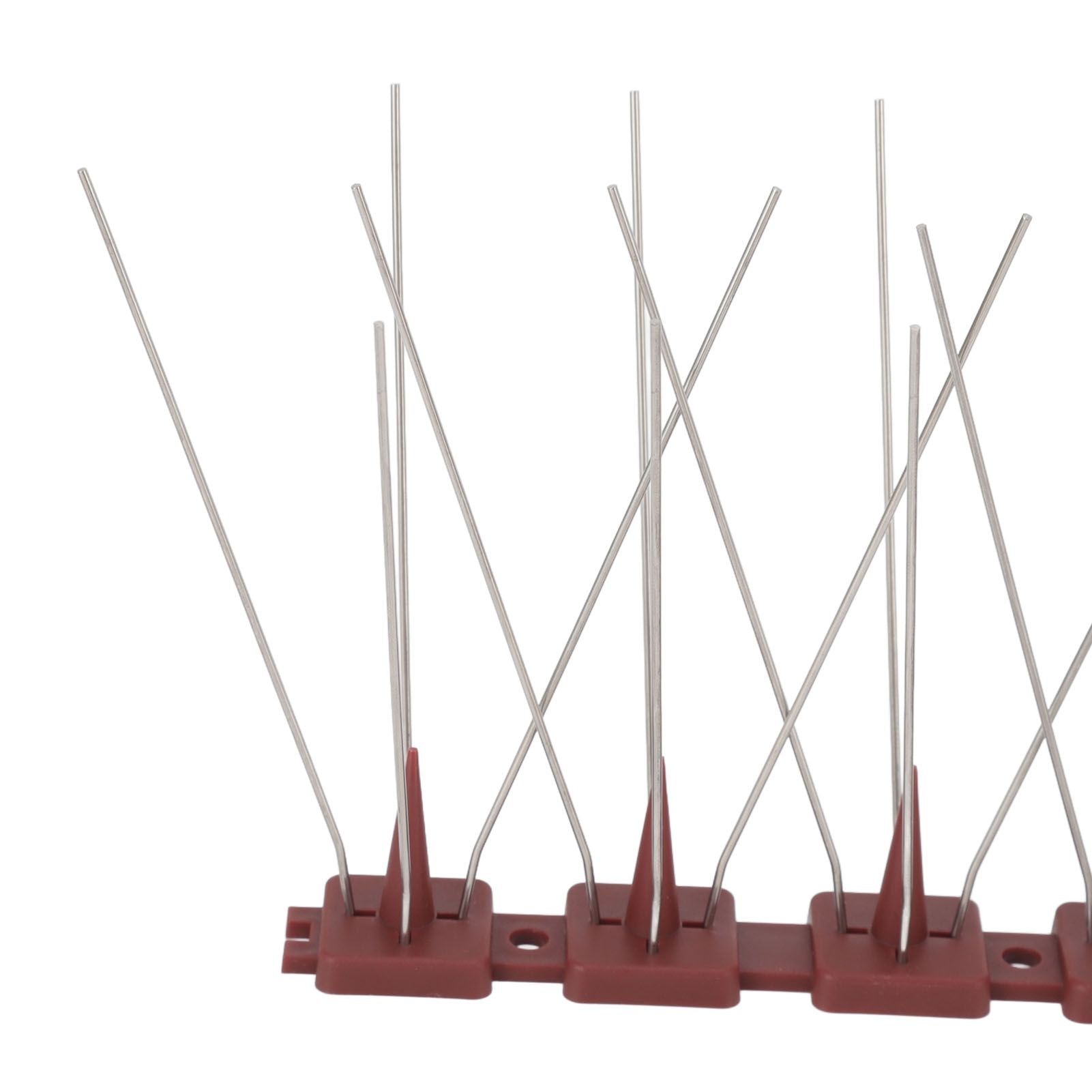 Bird Spikes 15 Feet Stainless Steel Pigeon Deterrent Spikes for Fence Roof Mailbox Window SK430 (2+2)