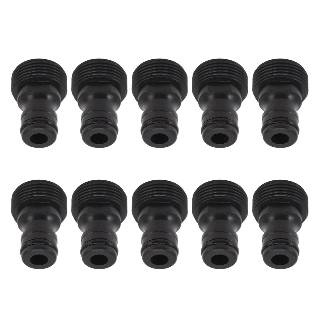 10 Pcs Tap Connector G3/4 Male Thread 25mm Quick Connector Nipple Hose Quick Connector Plastic