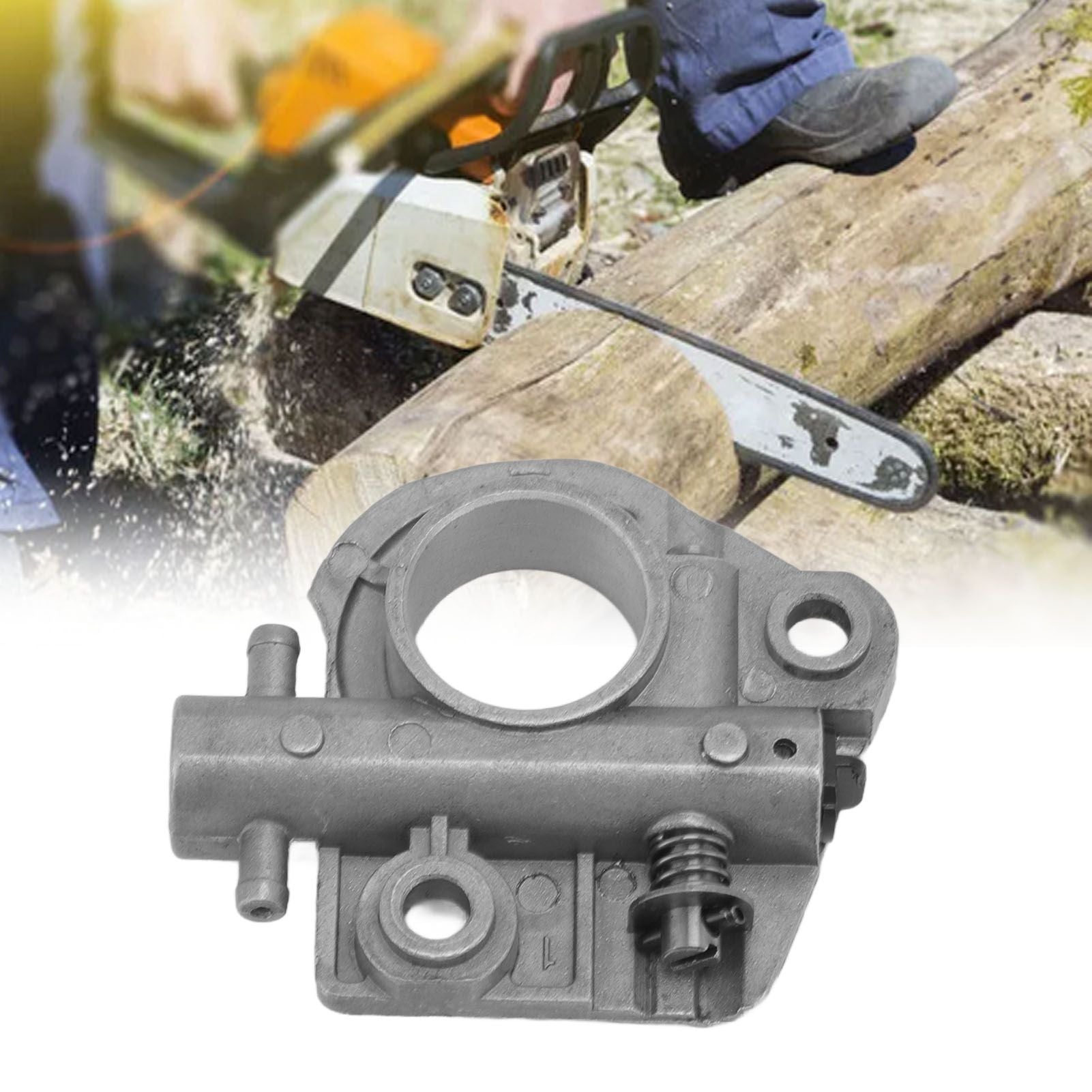 Oil Pump for CS3050 CS3400 CS3450 GC34 CS340 CS341 CS345 CS346 Chainsaw Aluminum Iron Oil Pump Repace for 43700239130