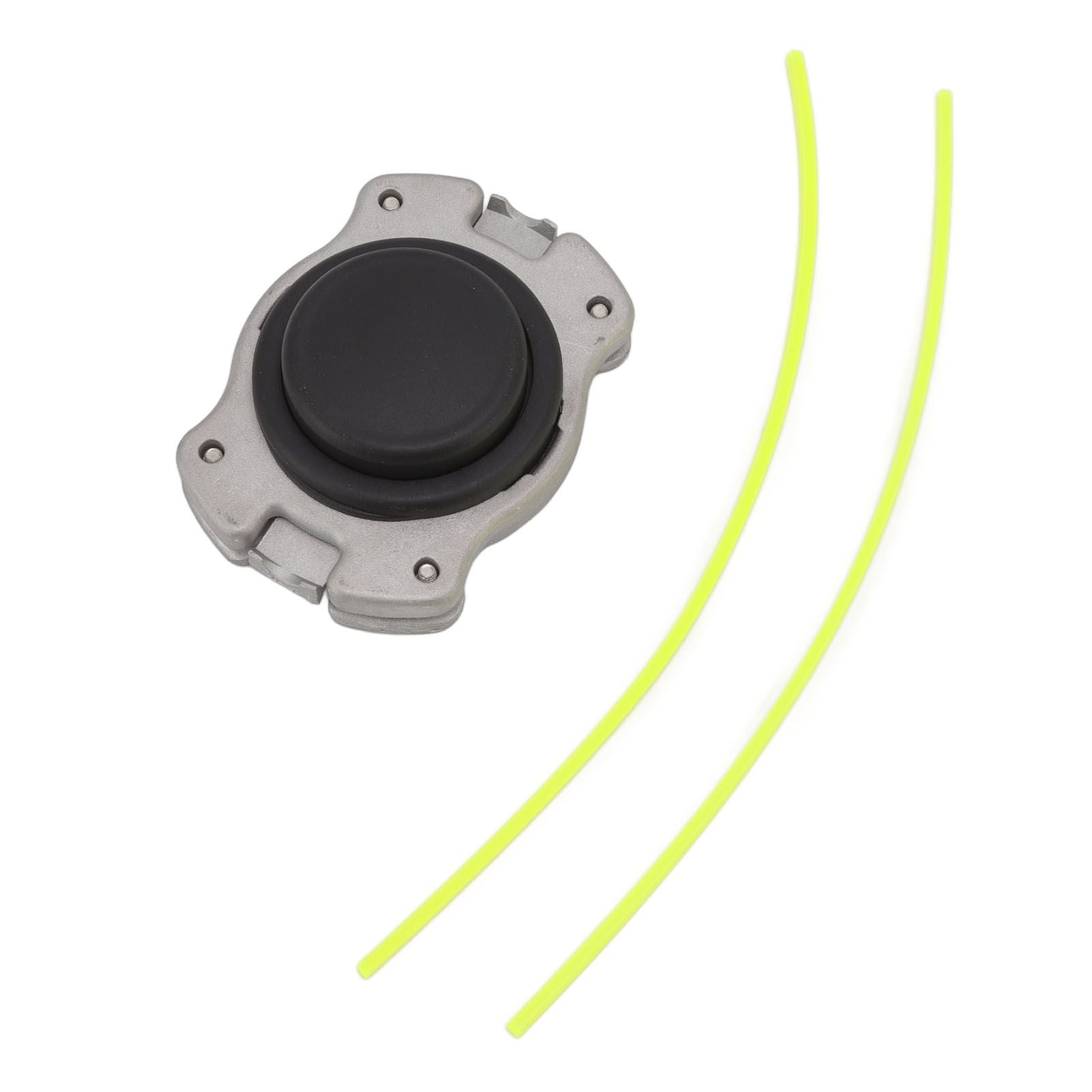 Universal Trimmer Head 0.5in Hole Diameter Aluminium High Accuracy String Trimmer Head with 2 Lines for Replacement
