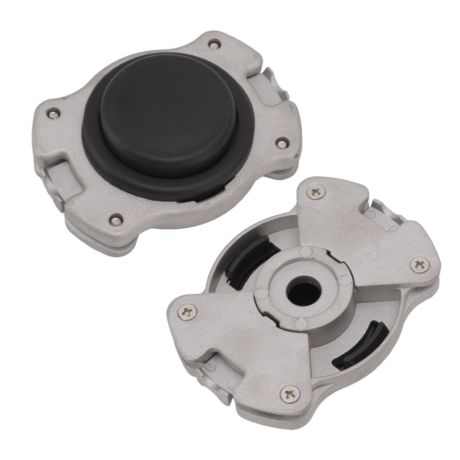 Universal Trimmer Head 0.5in Hole Diameter Aluminium High Accuracy String Trimmer Head with 2 Lines for Replacement