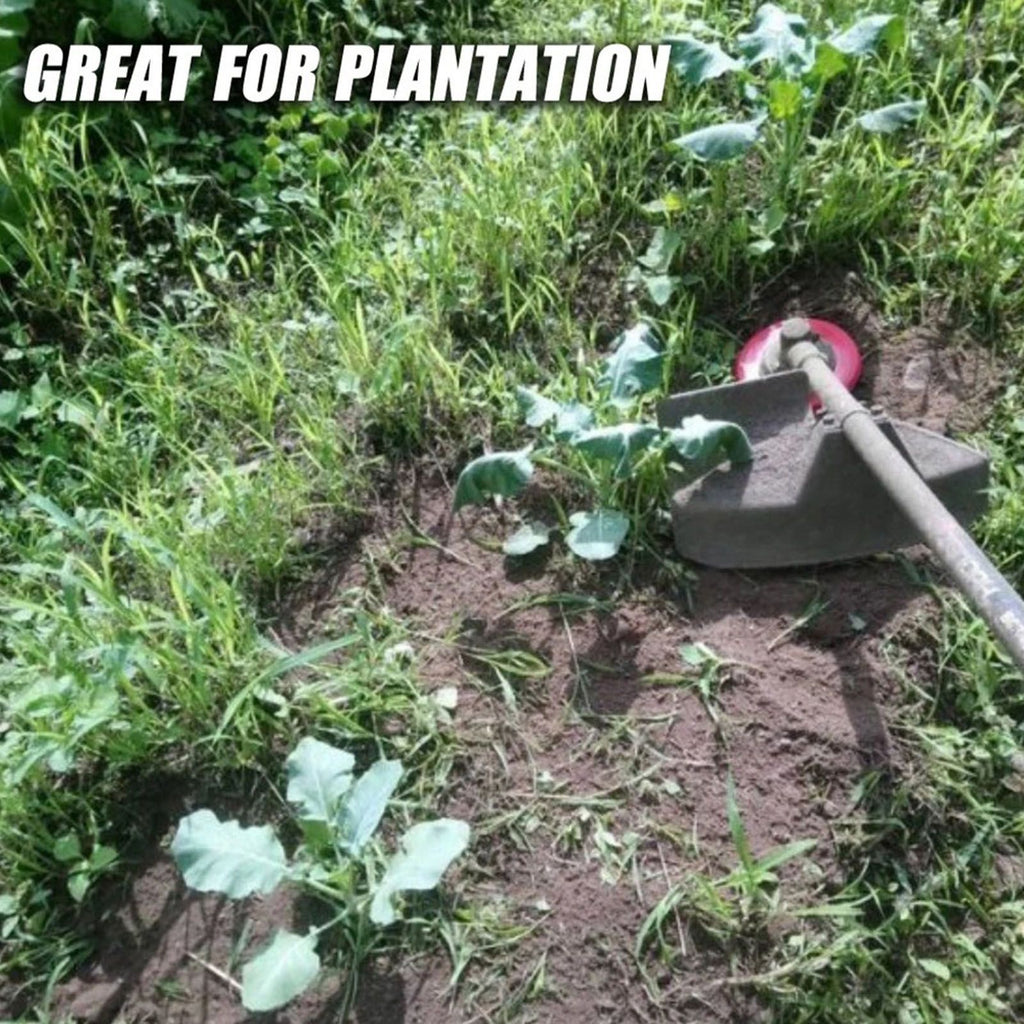 Grass Trimmer Head Multi Function Lawn Mower Weeding Plate Replacement with Interchangeable Blade for Gardening
