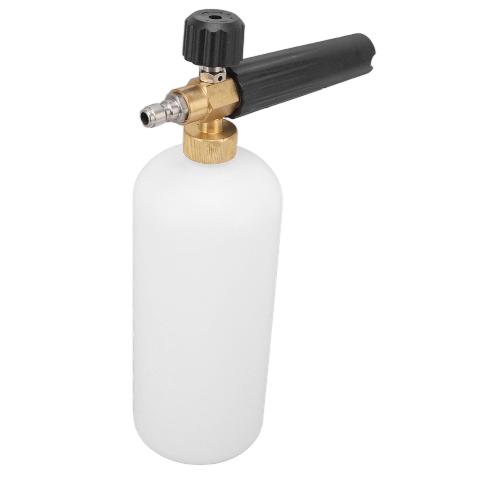 1L Car Wash Foam Spray Bottle Multifunction with G1/4 Quick Connector Copper Foam Lance for Outdoor