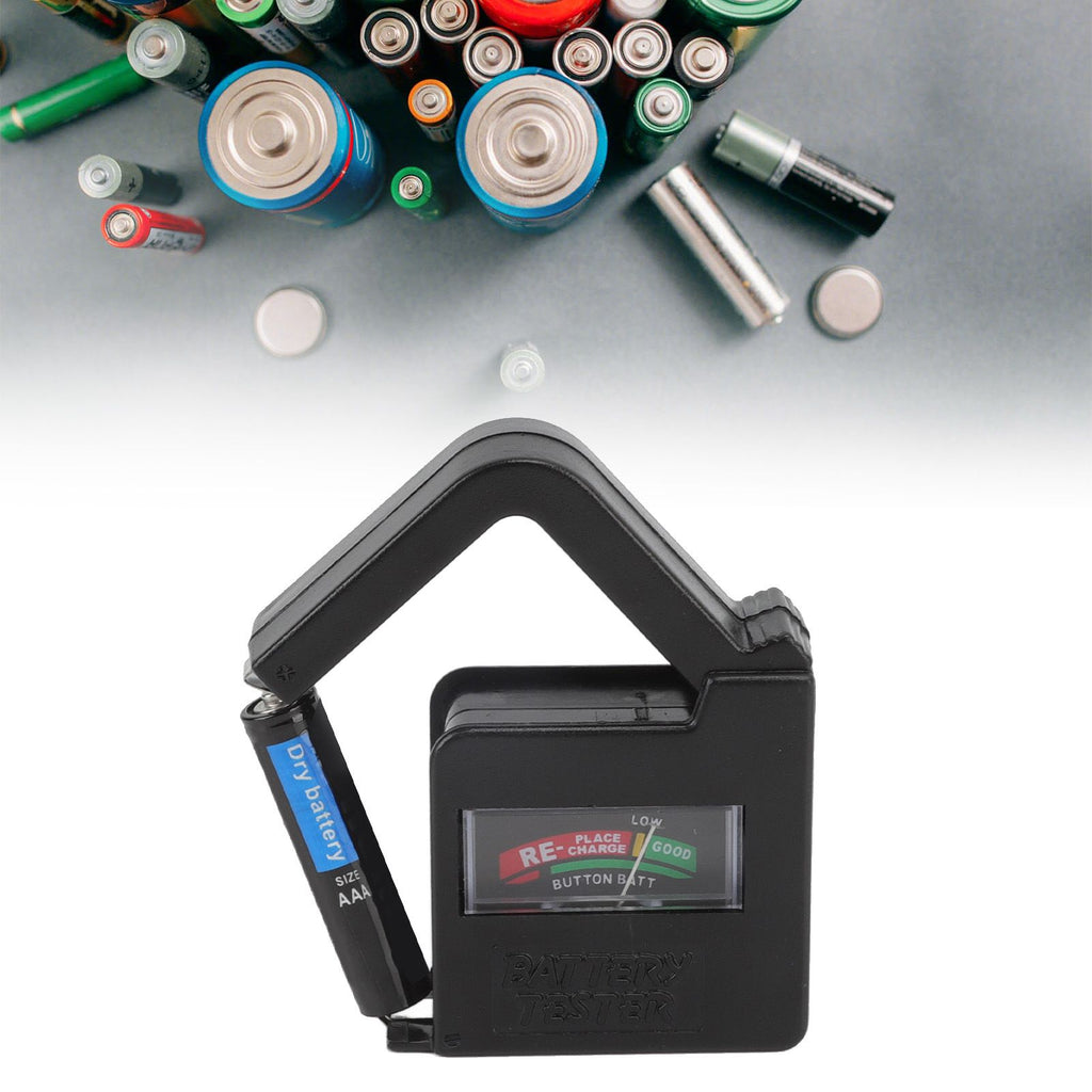 Battery Capacity Tester High Accuracy Digital Display Portable Battery Checker for AA AAA D C 9V 1.5V Battery