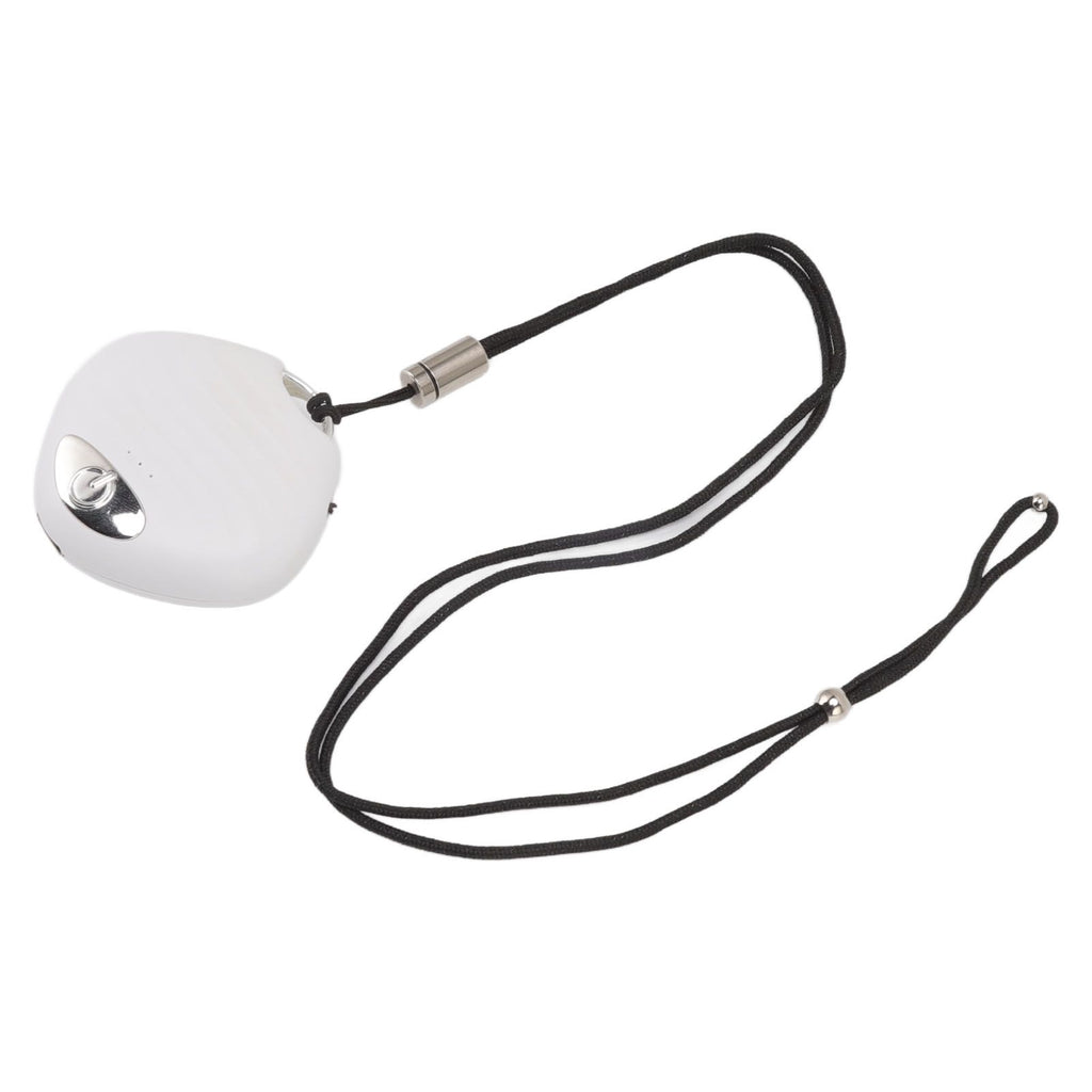 Mini Wearable Air Purifier Smoke Odor Removal Portable Negative Ion Air Purifier Necklace for Car Travel White