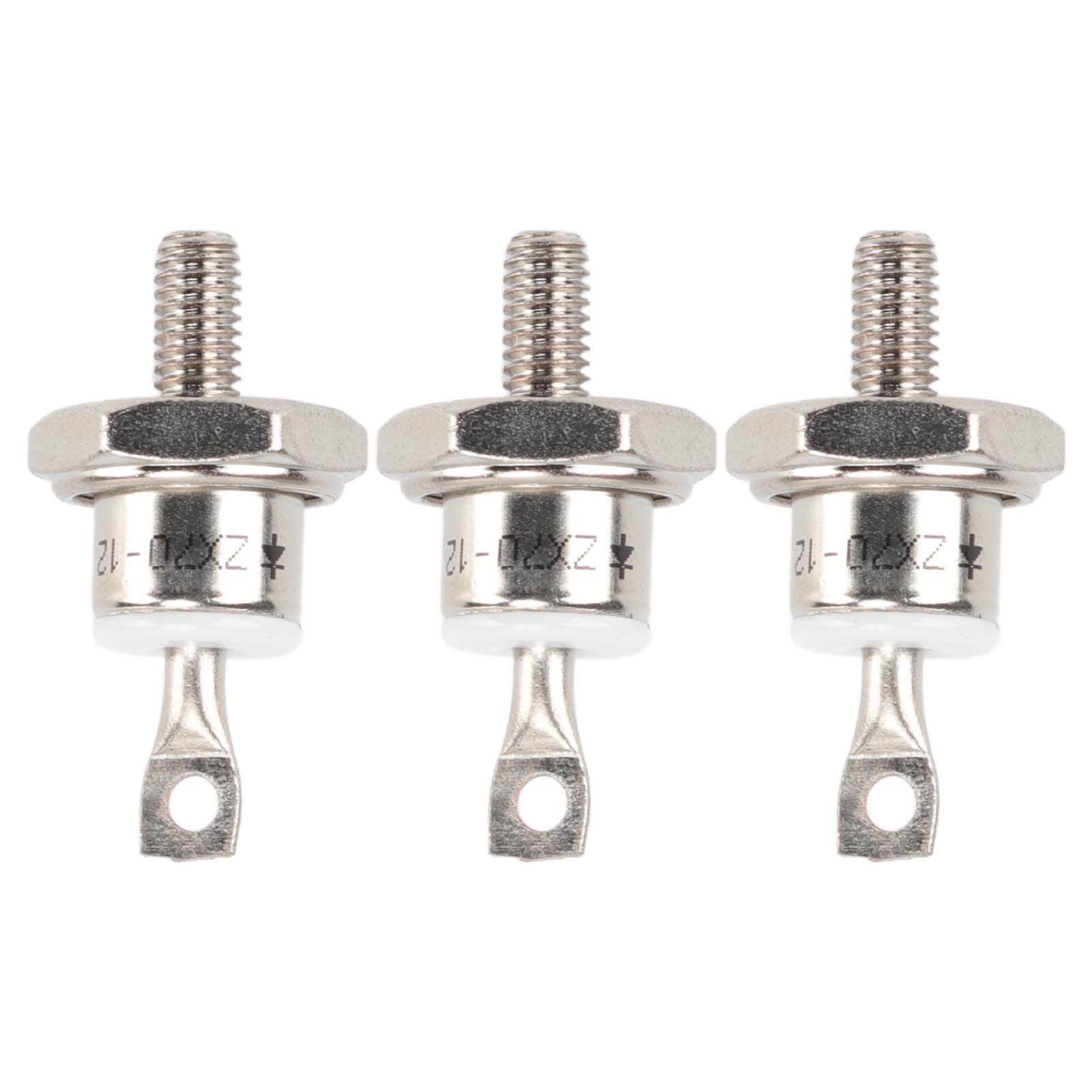 3Pcs ZX70 12 70A Diesel Generator Rectifier Diode Replacement Diesel Engine Generator Diode for Diesel Generator Parts Positive