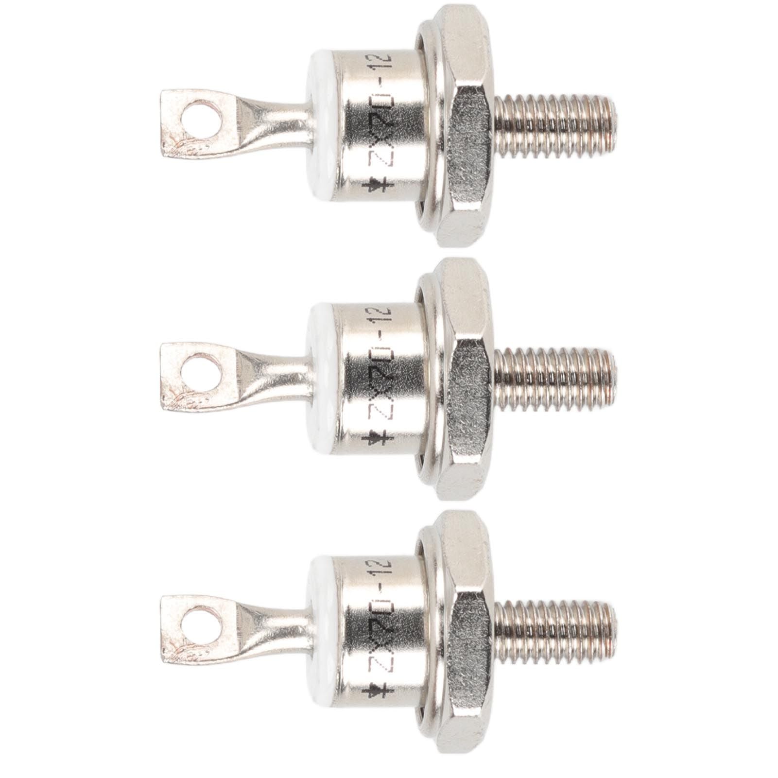 3Pcs ZX70 12 70A Diesel Generator Rectifier Diode Replacement Diesel Engine Generator Diode for Diesel Generator Parts Negative