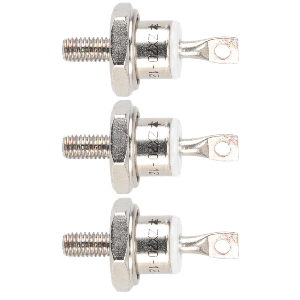 3Pcs ZX70 12 70A Diesel Generator Rectifier Diode Replacement Diesel Engine Generator Diode for Diesel Generator Parts Negative