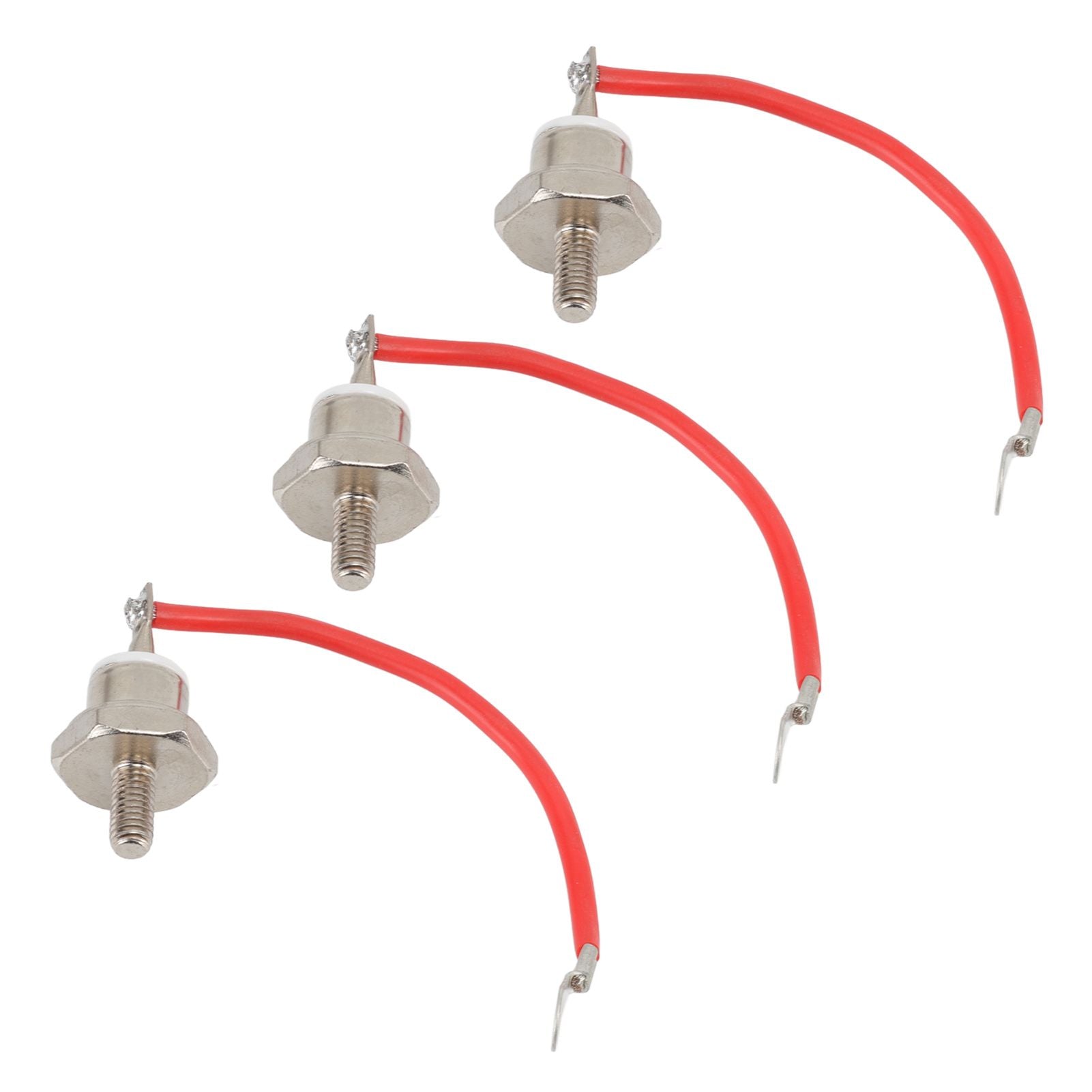 3pcs ZX70 12 Diode Rust Prevention Stable Performance 70A Diode with Line for Motor Control Positive Red Line