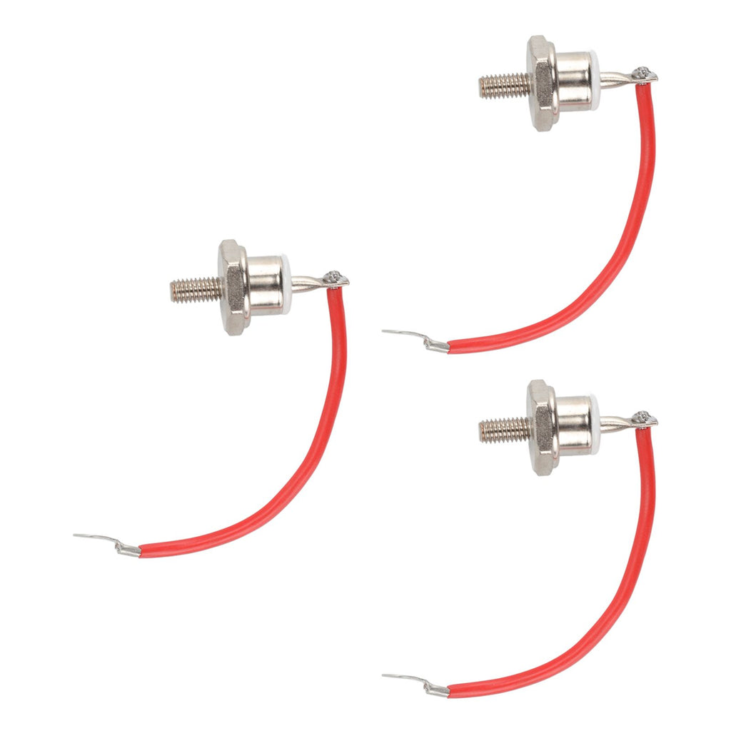 3pcs ZX70 12 Diode Rust Prevention Stable Performance 70A Diode with Line for Motor Control Positive Red Line