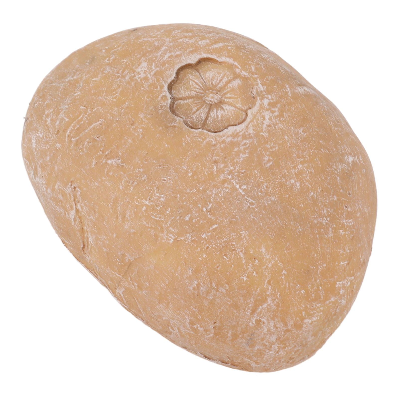 Pet Memorial Garden Stone DIY Lettering Simulation Pebbles Pet Grave Marker for Dogs Cats Small Flower Stone Sand Yellow
