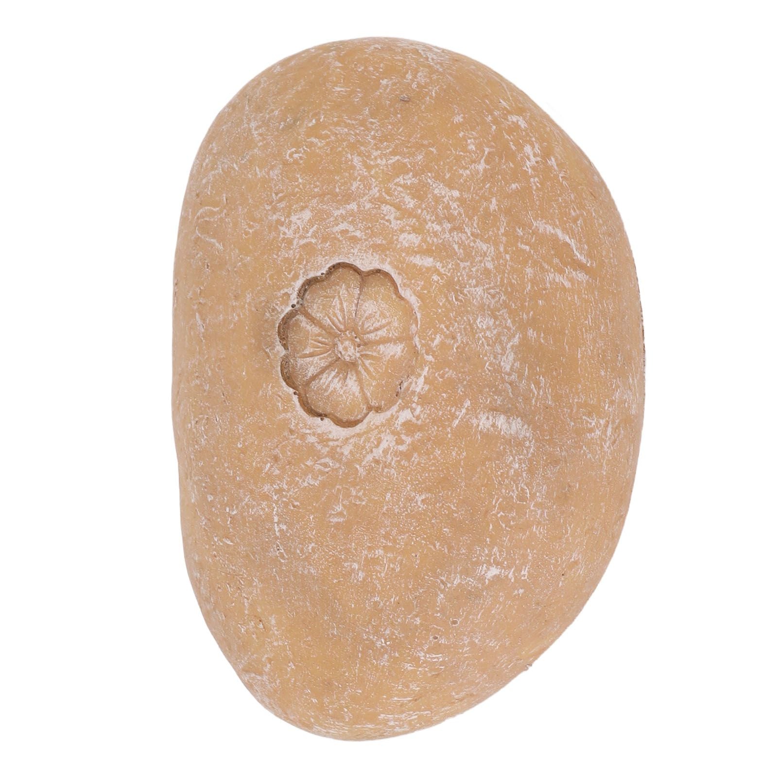Pet Memorial Garden Stone DIY Lettering Simulation Pebbles Pet Grave Marker for Dogs Cats Small Flower Stone Sand Yellow