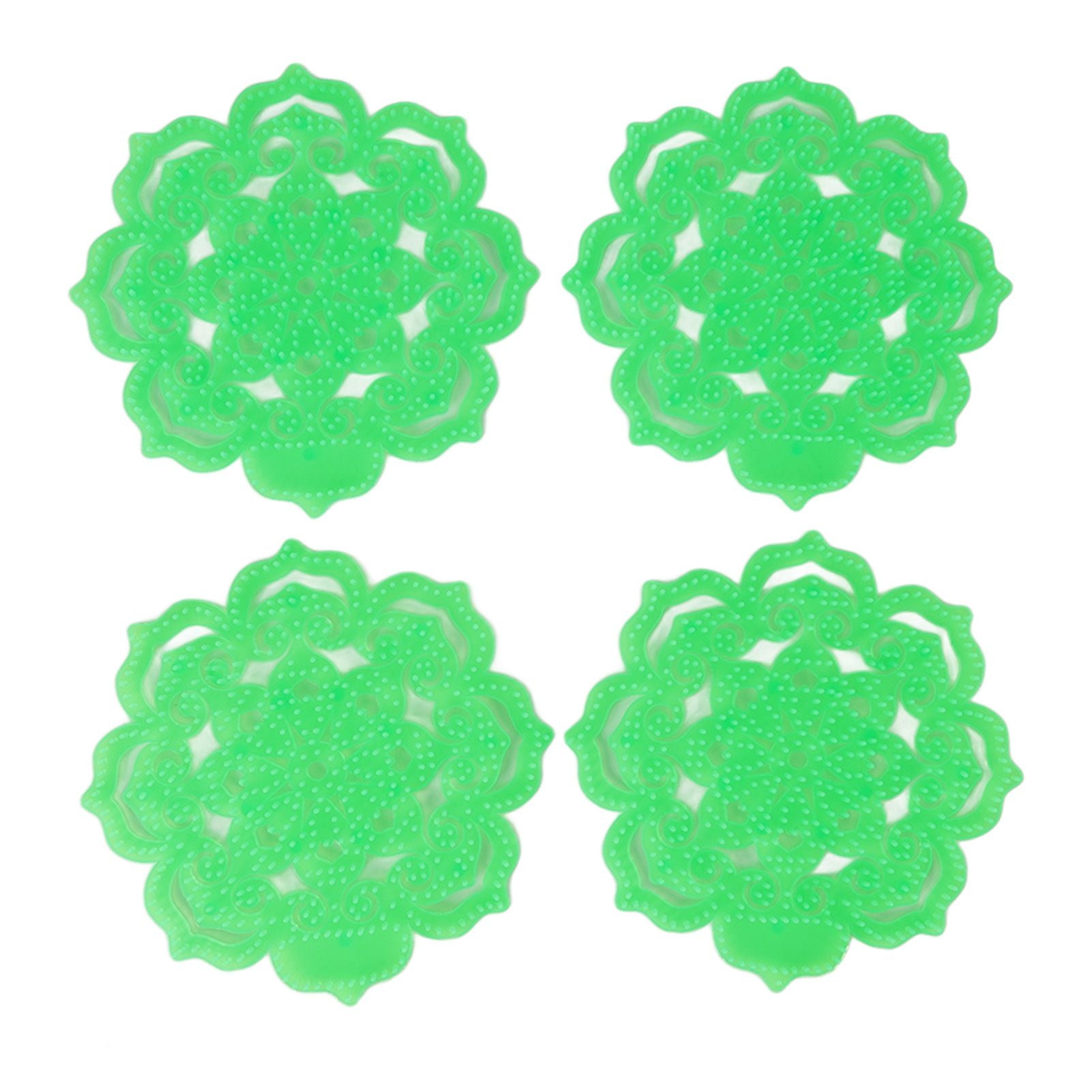 4pcs Urinal Screen Odor Proof Urinal Screen Deodorizer Urinal Splash Reducing Mats for Restaurants Office Toilet