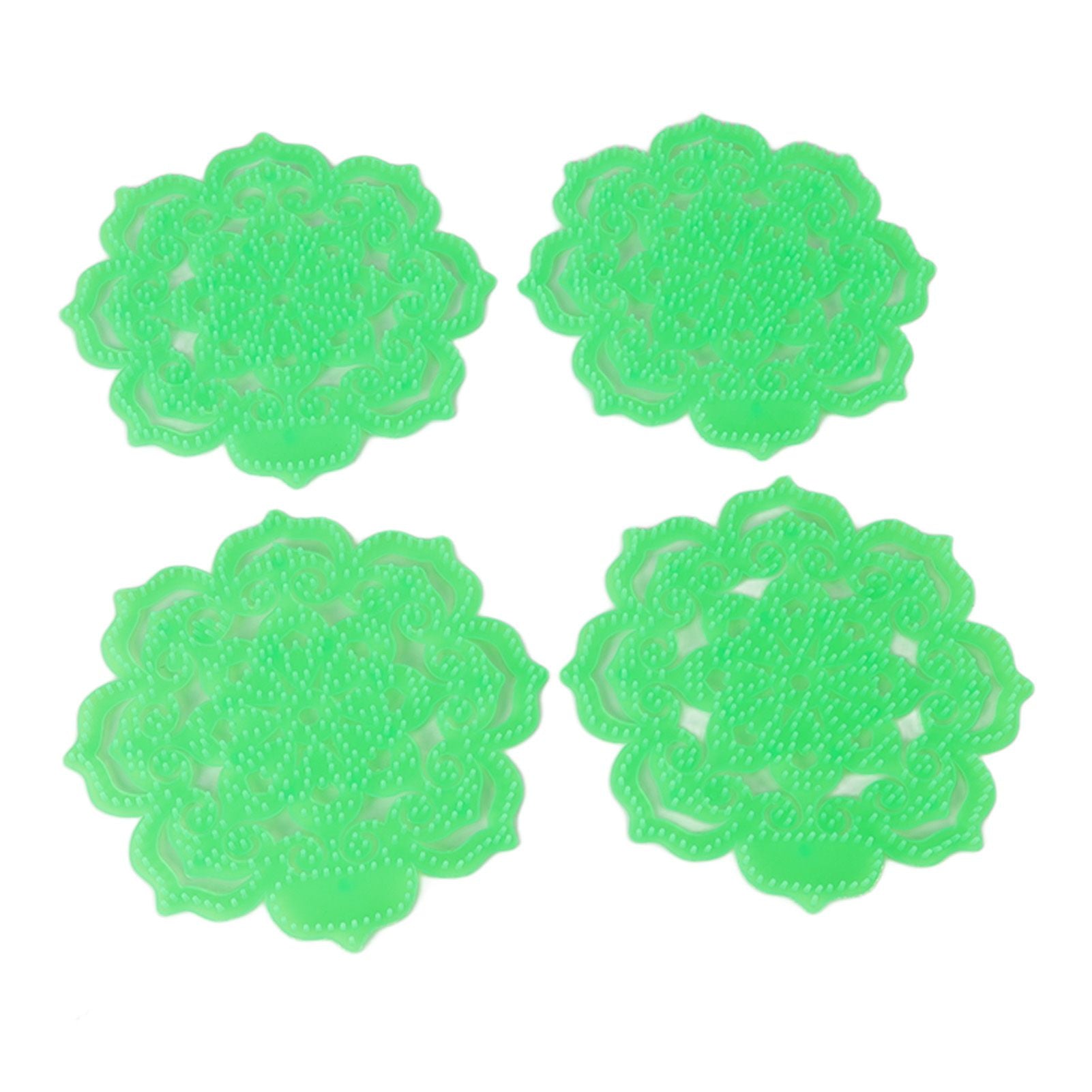 4pcs Urinal Screen Odor Proof Urinal Screen Deodorizer Urinal Splash Reducing Mats for Restaurants Office Toilet
