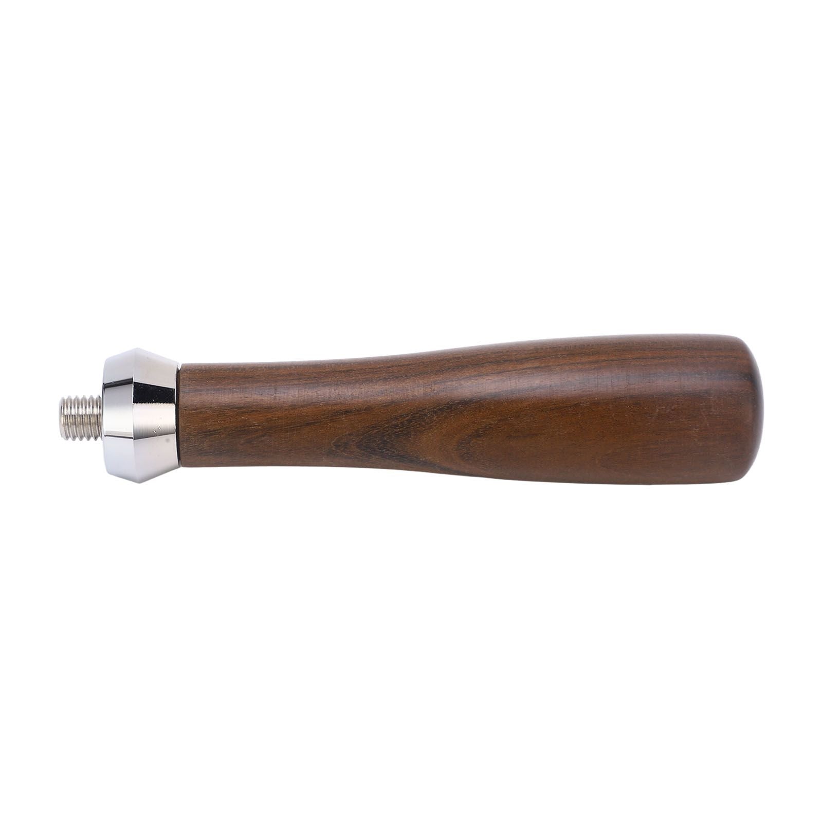 Coffee Portafilter Handle Comfortable Grip Burr Free Black Rosewood Durable Wearable Coffee Machine Replacement Filter Handle