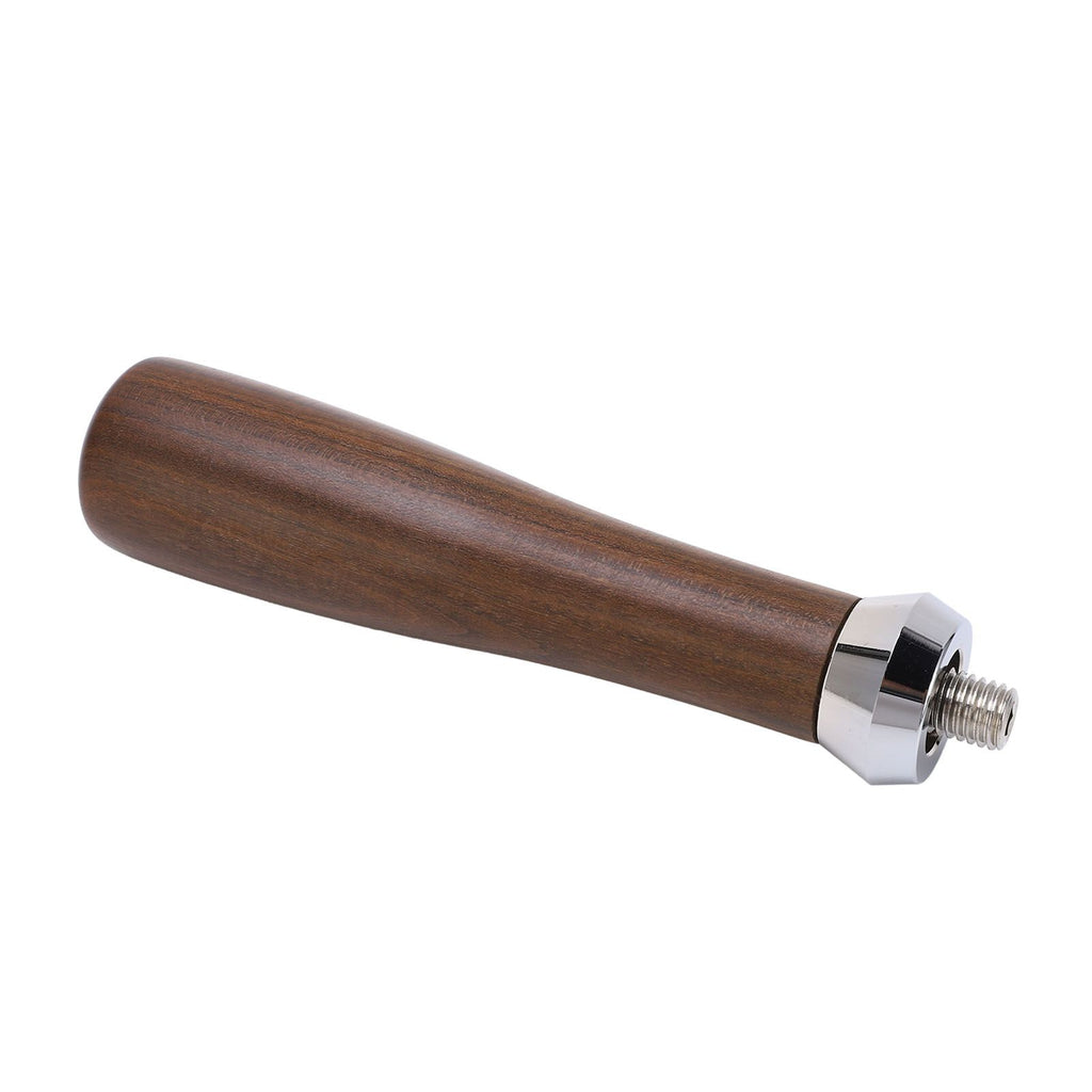 Coffee Portafilter Handle Comfortable Grip Burr Free Black Rosewood Durable Wearable Coffee Machine Replacement Filter Handle