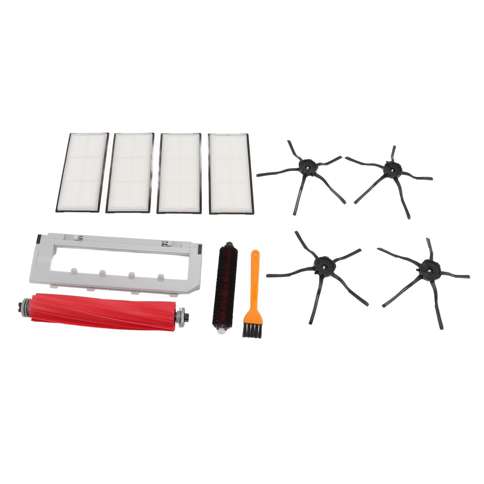 Vacuum Cleaner Accessories Kit Replacement Parts for Roborock S7 MaxV S7 MaxV Plus S7 MaxV Ultra Include Rubber Brush Hair Brush Filter