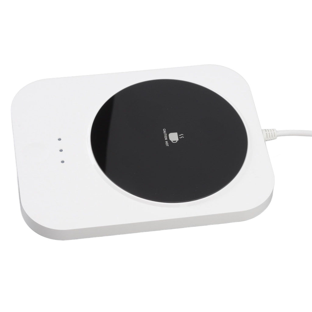 USB Coffee Mug Warmer - 55C Constant Temperature Desk Warmer (White)