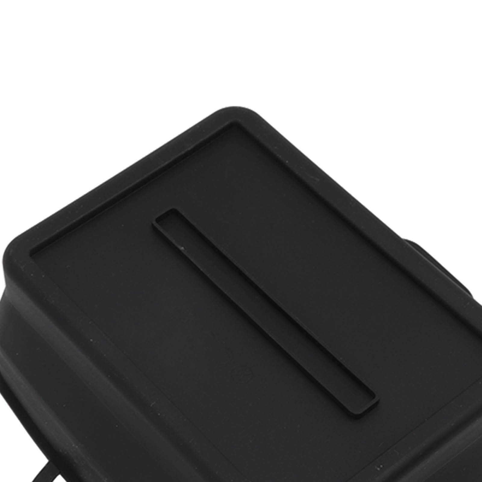 2 Pcs Silicone Air Cooker Pot with Handle Rectangular Fryer Liner Tray Replacement for Kitchen Cooking Accessories Black