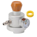 Soda Maker Adapter Aluminum Corrosion Rust Resistance CO2 Refill Connector with Pressure Gauge 8mm Male Quick Plug