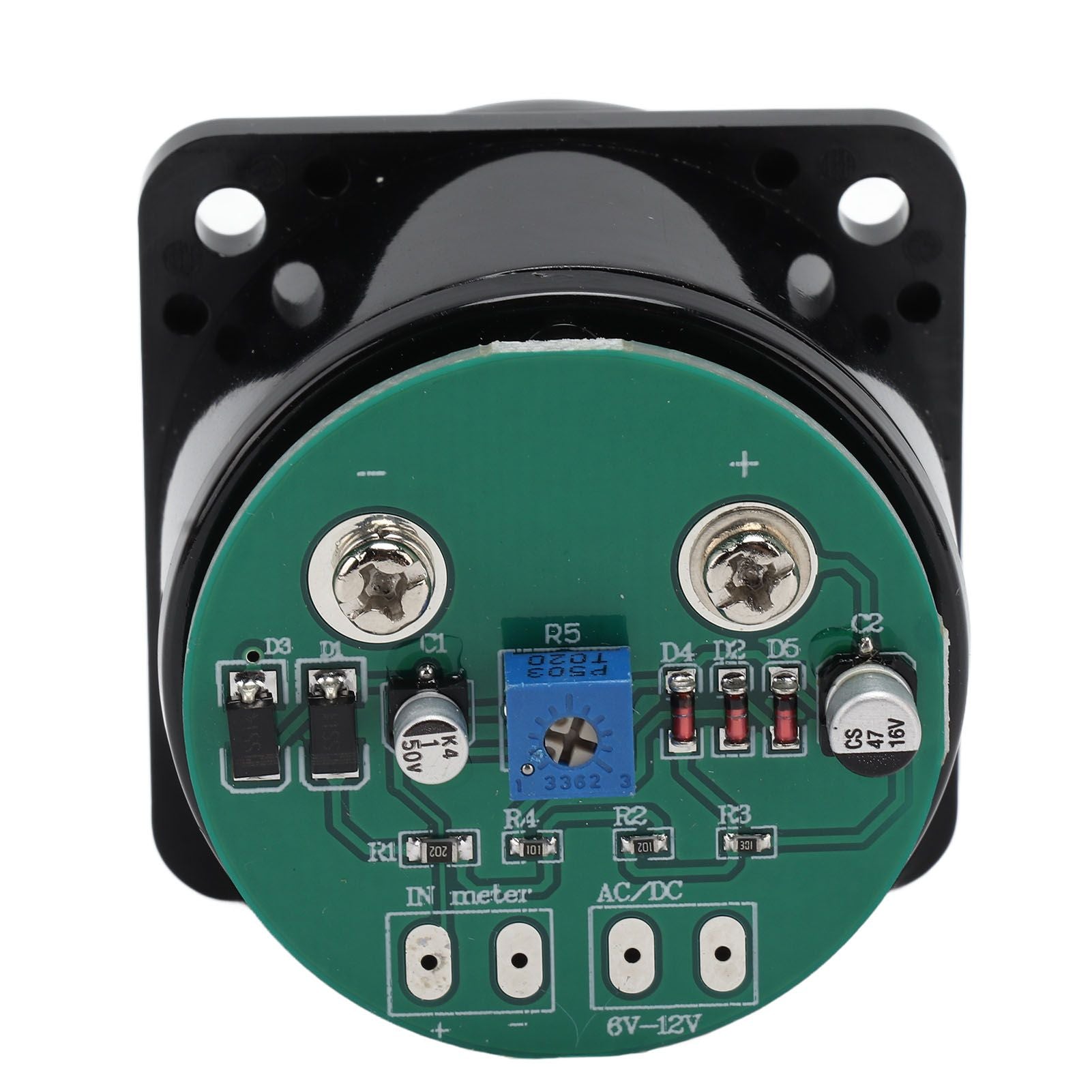 VU Panel Meter Professional VU Meter Audio Level Amp Amplifier with Driver Board AC DC 6‑12V 55mA CQ 45H