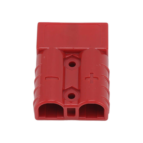 50A 600V Connector Double Pole High Current Power Supply Plug Connector for Solar Panel Dual Battery System Red