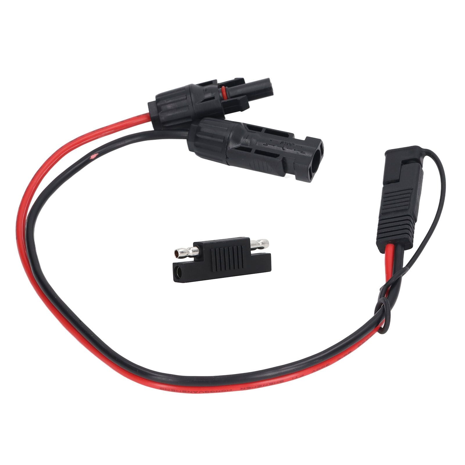 Solar Panel Connector Cable 12AWG PVC Copper Solar Panel to SAE Adapter for Motorbike Cars