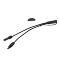 10AWG Solar Panel to SAE Adapter Cable SAE Solar Extension Cable for Automobiles Motorcycles 0.35m Black
