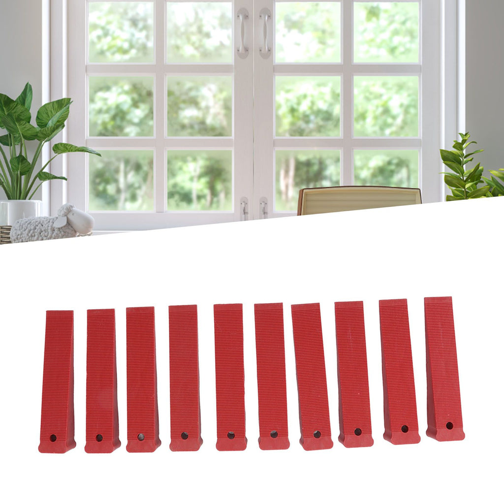 10x Door Stoppers Reusable Levelling Wedge Door Window Installation Pads
