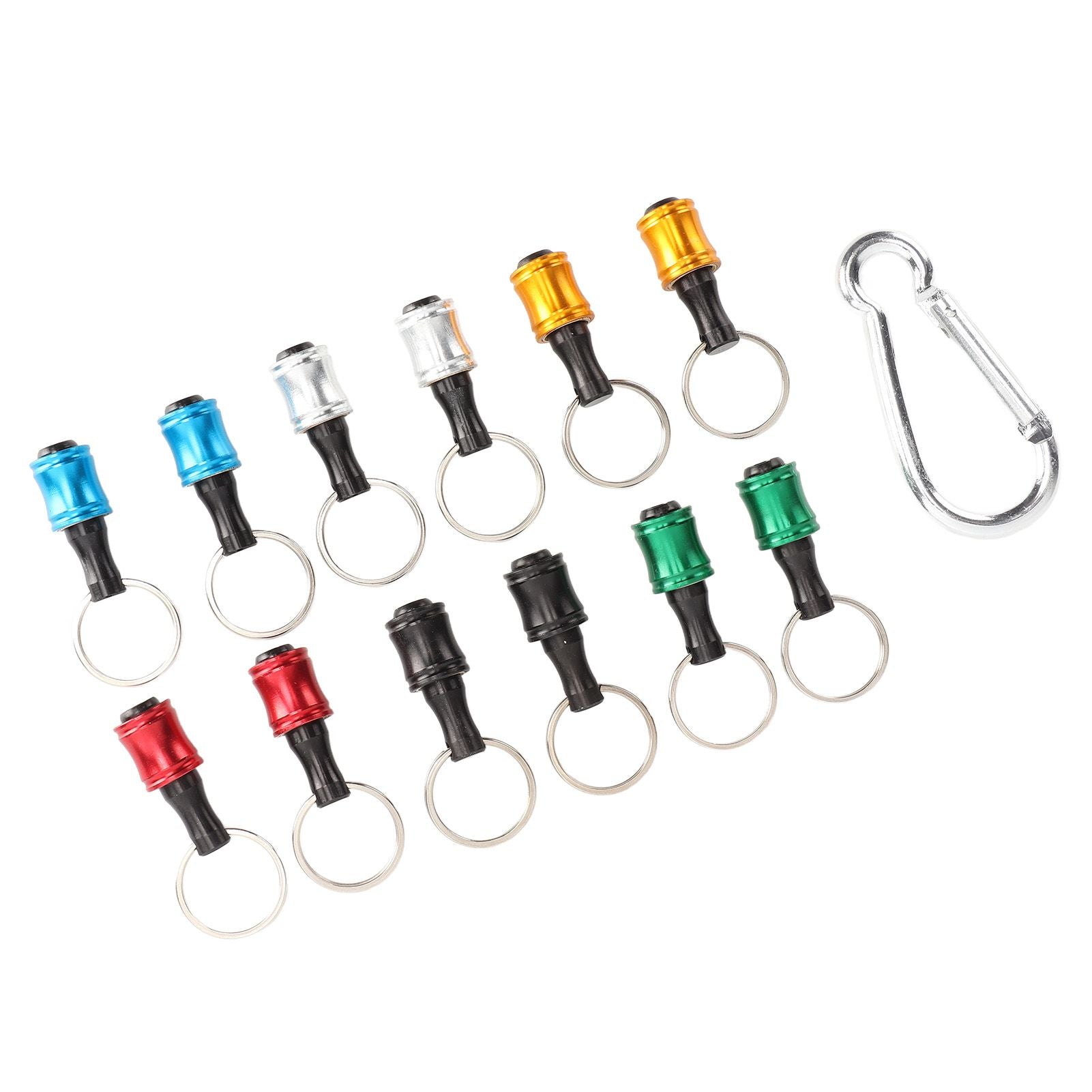 Hex Shank Keychain Screwdriver Bit Holder Quick Release Screwdriver Drill Bit Holder Set