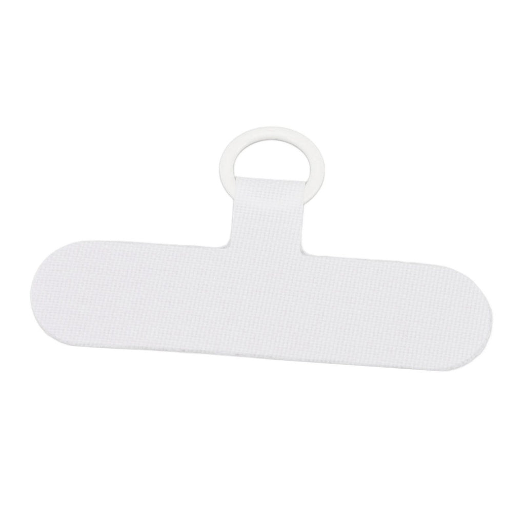 Universal Mobile Phone Lanyard Patch Nylon Cell Phone Hanging Rope Tab Connection Attachment White