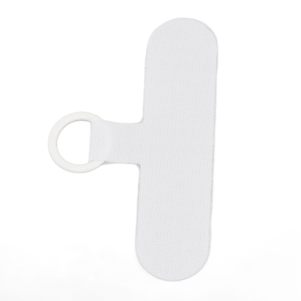 Universal Mobile Phone Lanyard Patch Nylon Cell Phone Hanging Rope Tab Connection Attachment White