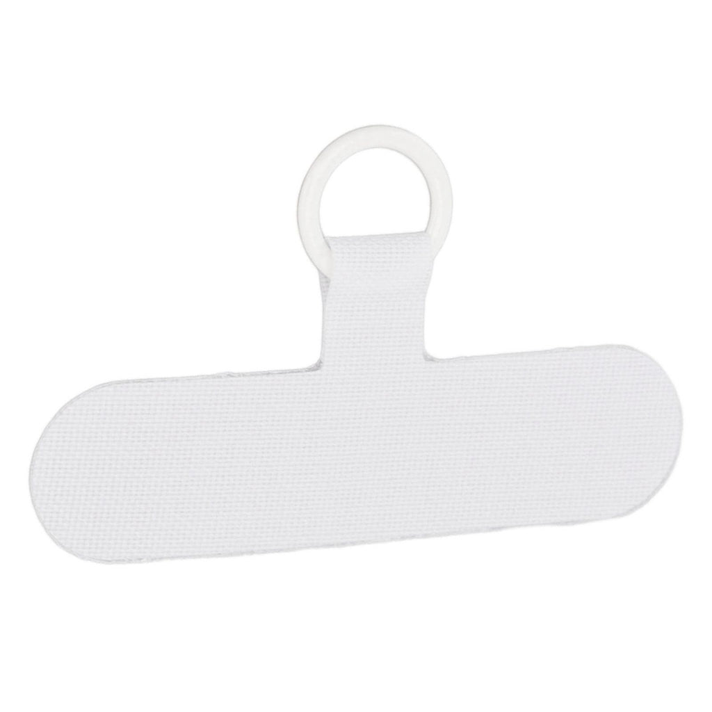 Universal Mobile Phone Lanyard Patch Nylon Cell Phone Hanging Rope Tab Connection Attachment White