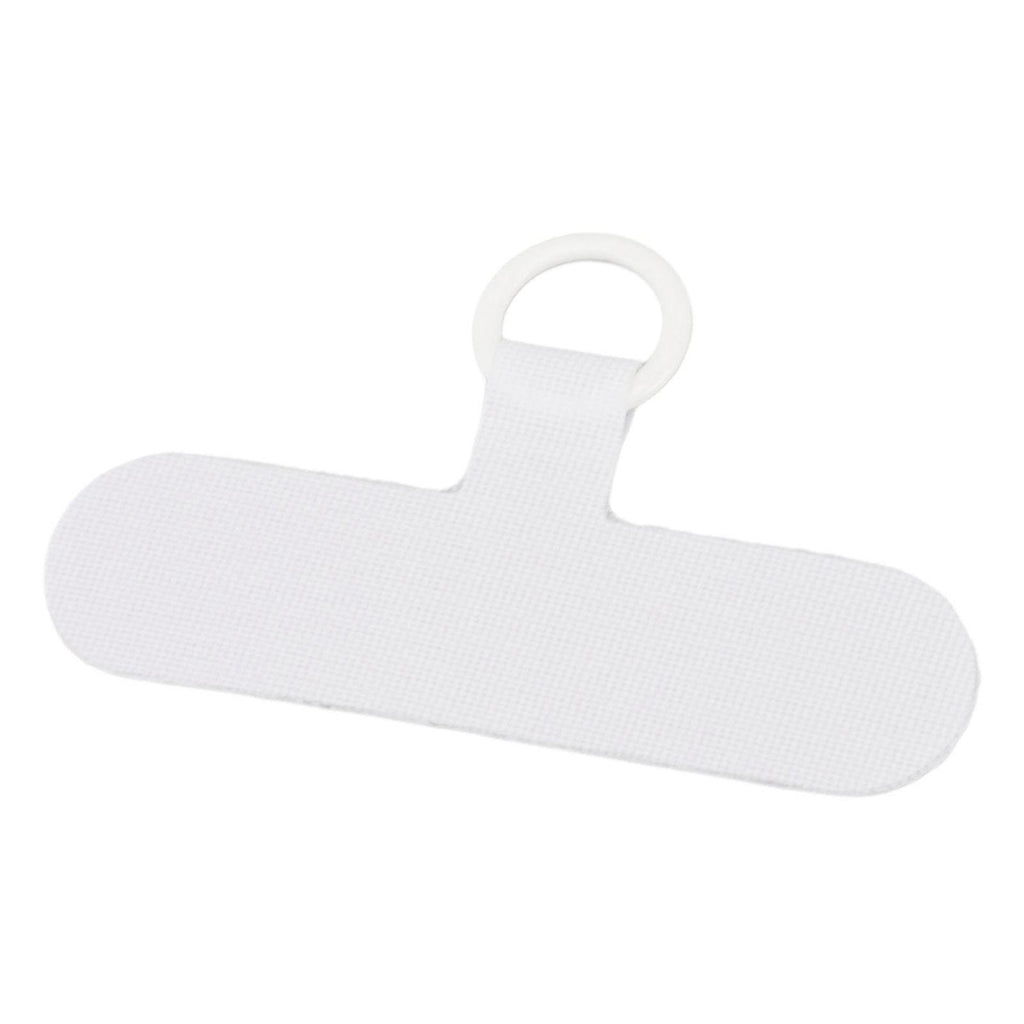 Universal Mobile Phone Lanyard Patch Nylon Cell Phone Hanging Rope Tab Connection Attachment White
