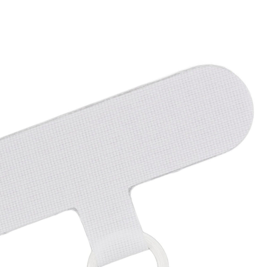 Universal Mobile Phone Lanyard Patch Nylon Cell Phone Hanging Rope Tab Connection Attachment White