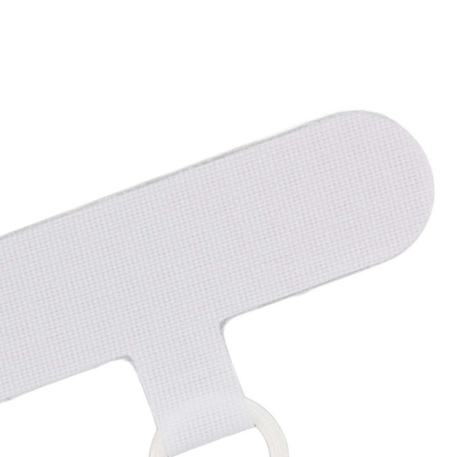 Universal Mobile Phone Lanyard Patch Nylon Cell Phone Hanging Rope Tab Connection Attachment White