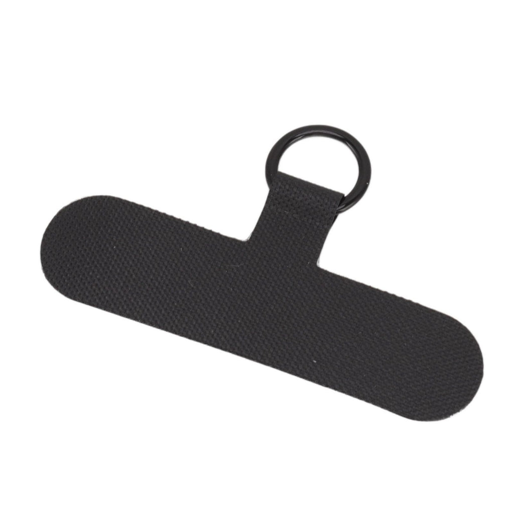 Universal Mobile Phone Lanyard Patch Nylon Cell Phone Hanging Rope Tab Connection Attachment Black
