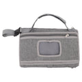 Diaper Pad Baby Changing Mat Mommy Bag with Handle Strap Foldable Detachable Travel Changing Pad Grey