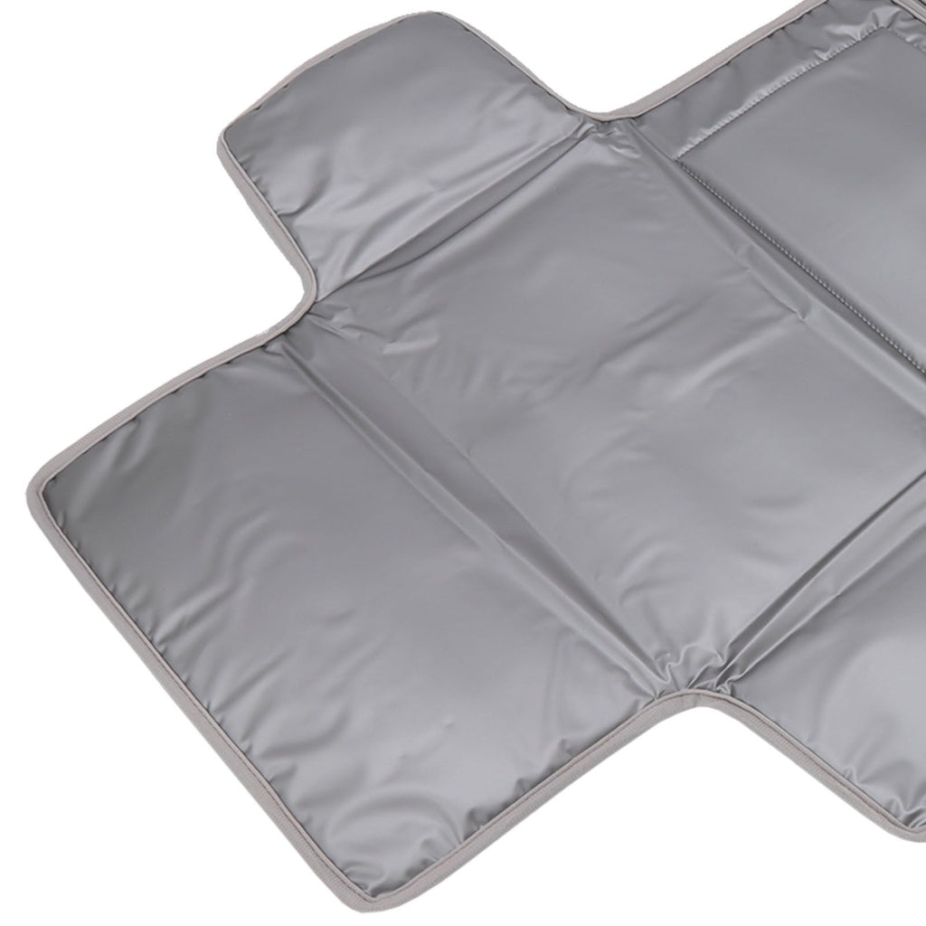 Diaper Pad Baby Changing Mat Mommy Bag with Handle Strap Foldable Detachable Travel Changing Pad Grey