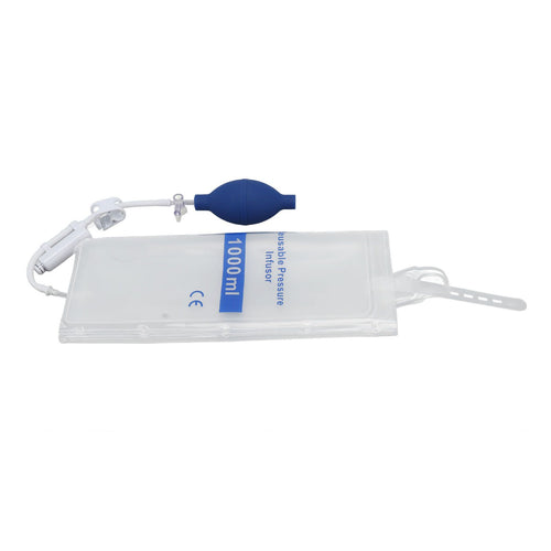 1000ml Medical Pressure Bag TPU Good Air Tightness Pressure Infusion Bag for Emergency Doctors