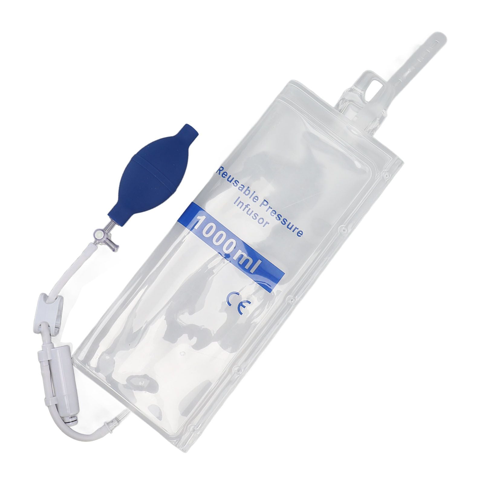 1000ml Medical Pressure Bag TPU Good Air Tightness Pressure Infusion Bag for Emergency Doctors