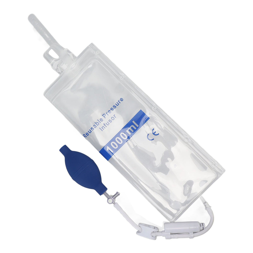 1000ml Medical Pressure Bag TPU Good Air Tightness Pressure Infusion Bag for Emergency Doctors