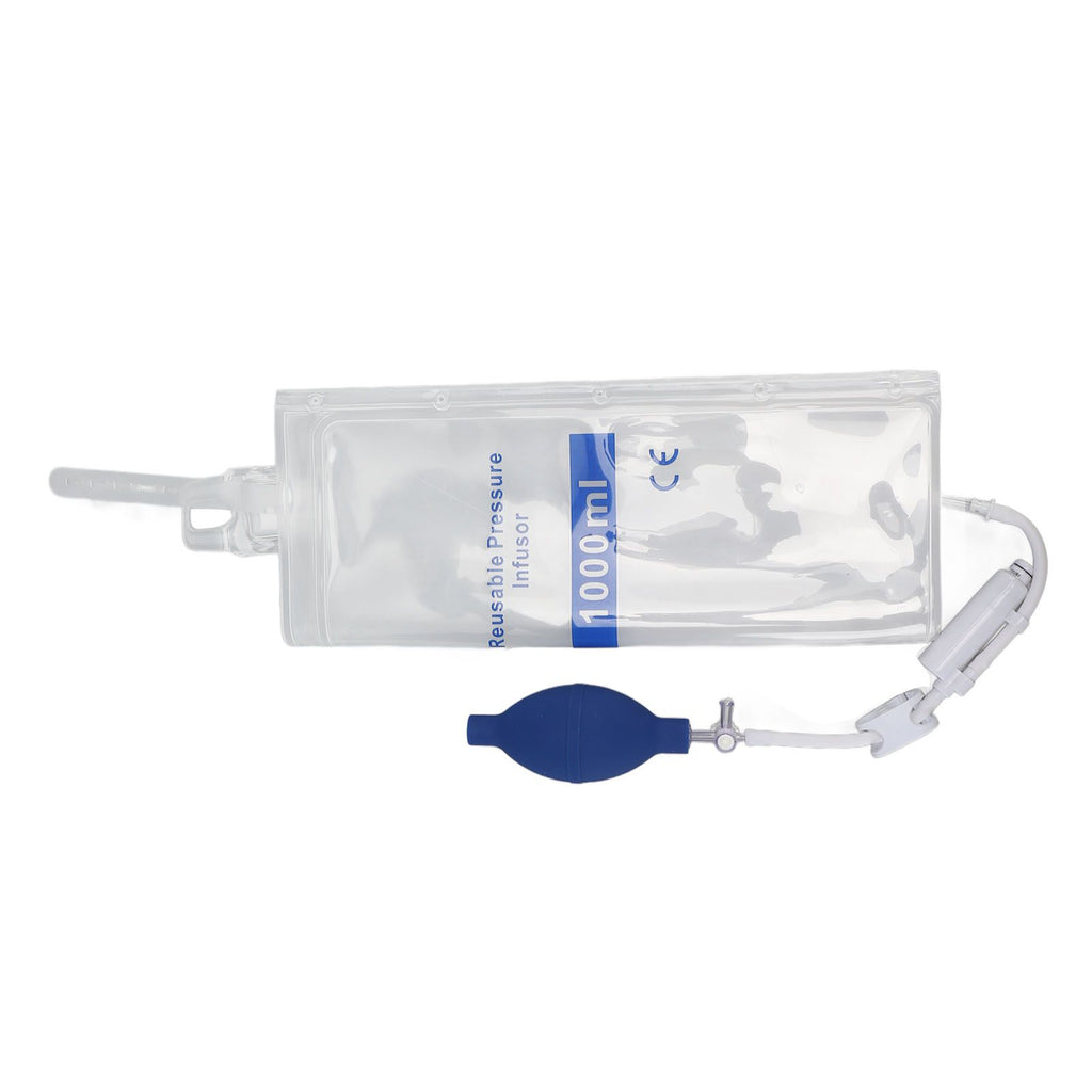 1000ml Medical Pressure Bag TPU Good Air Tightness Pressure Infusion Bag for Emergency Doctors