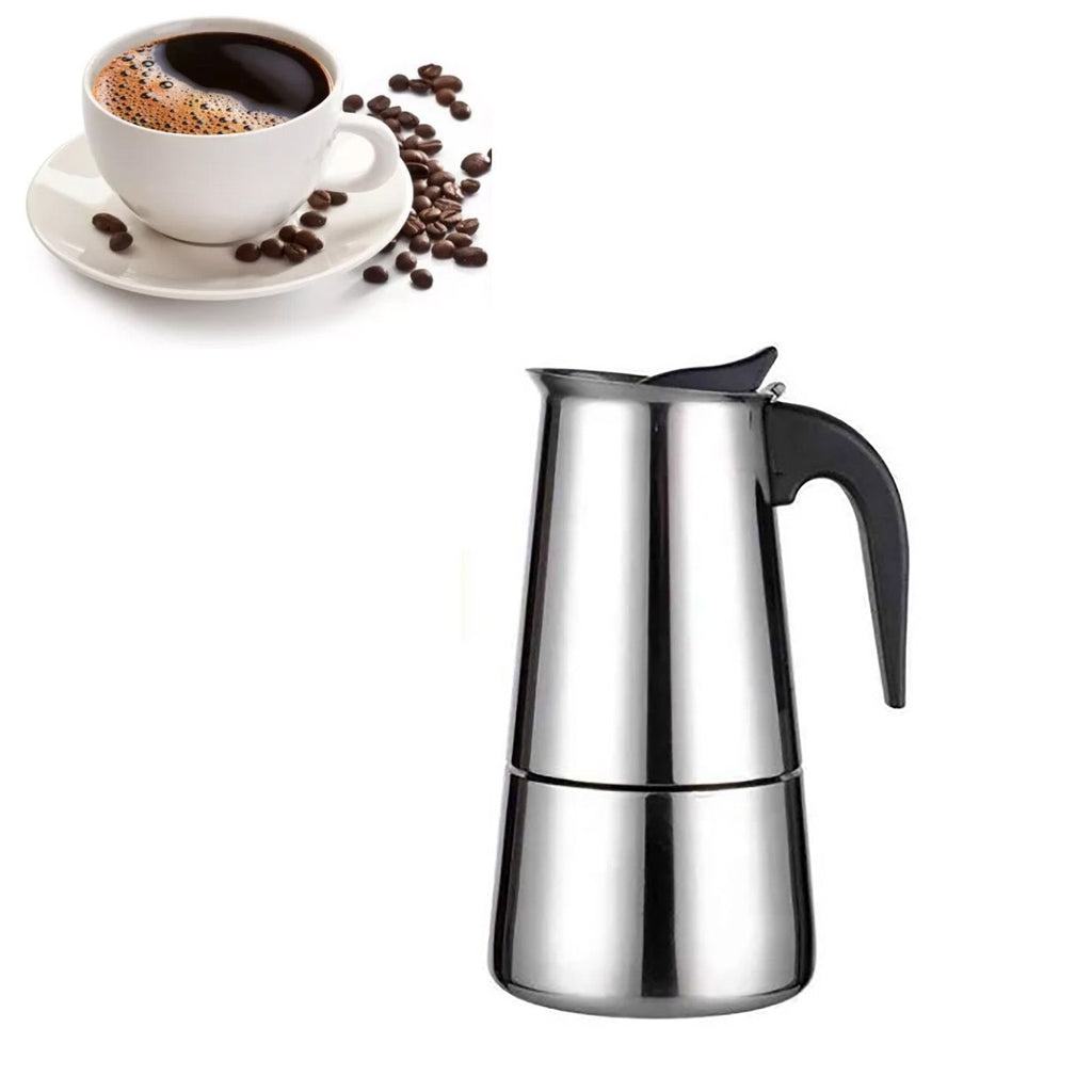 100ML Stainless Steel Coffee Maker Moka Pot Insulated Thermal Coffee Pot for Hand Brewed Coffee