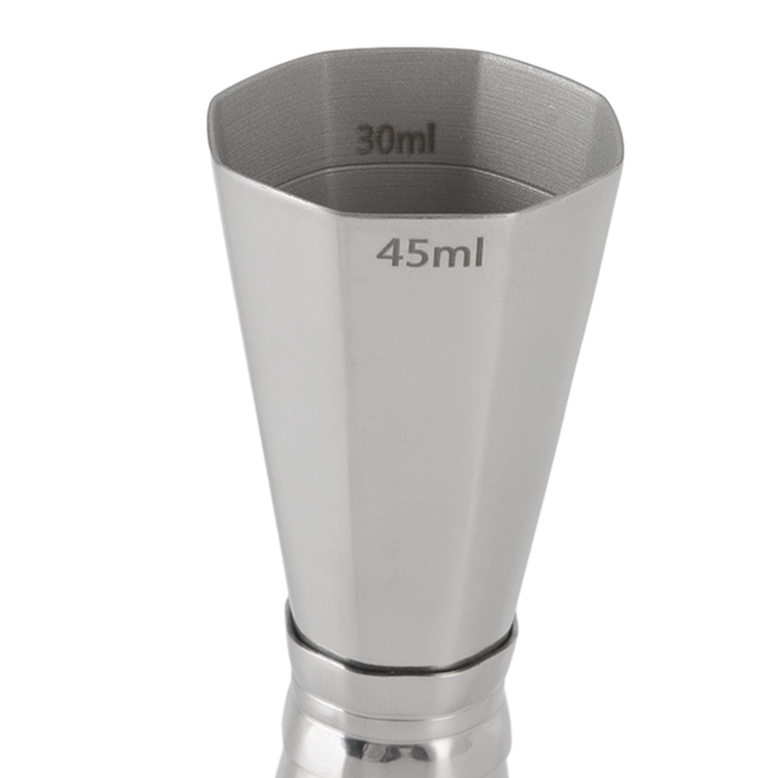 304 Stainless Steel Jigger with Scales Octagonal Double Cocktail Jigger Measuring Tool for Bartenders