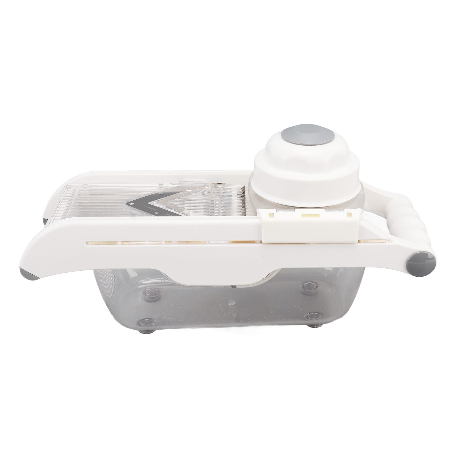 Fruit and Vegetable Slice Cutter Stainless Steel Lemon Potato Slicing Tool with Hand Guard for Home Kitchens