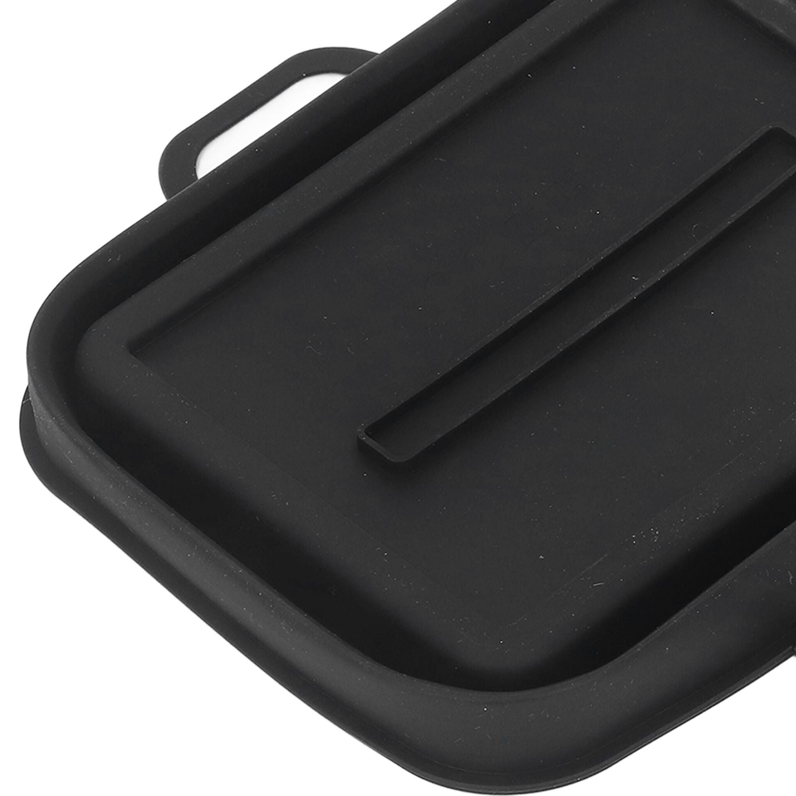 Silicone Air Cooker Pot Rectangular Fryer Liner Tray Replacement for Kitchen Cooking Accessories Black