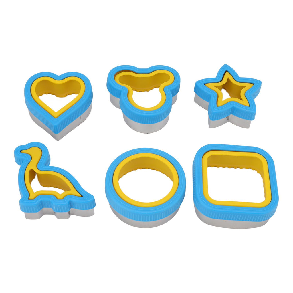 Sandwich Cutter Prevent Slip Rust Proof Cartoon Bread Press Mold for Pancake Rice Cheese Fruits 6pcs