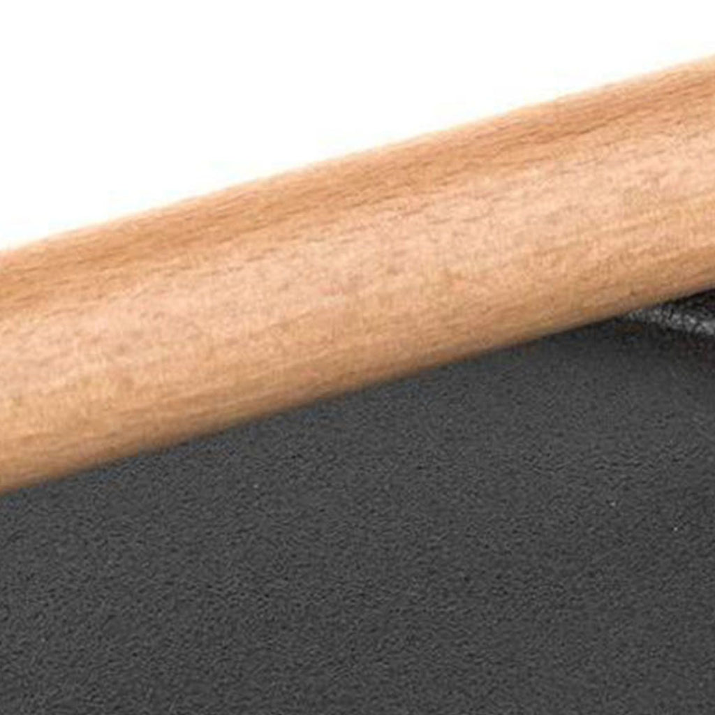 Squid Press Metal Round Patty Maker Meat Press Flattener Plate Barbecue Tool with Wood Handle for Outdoor Picnic